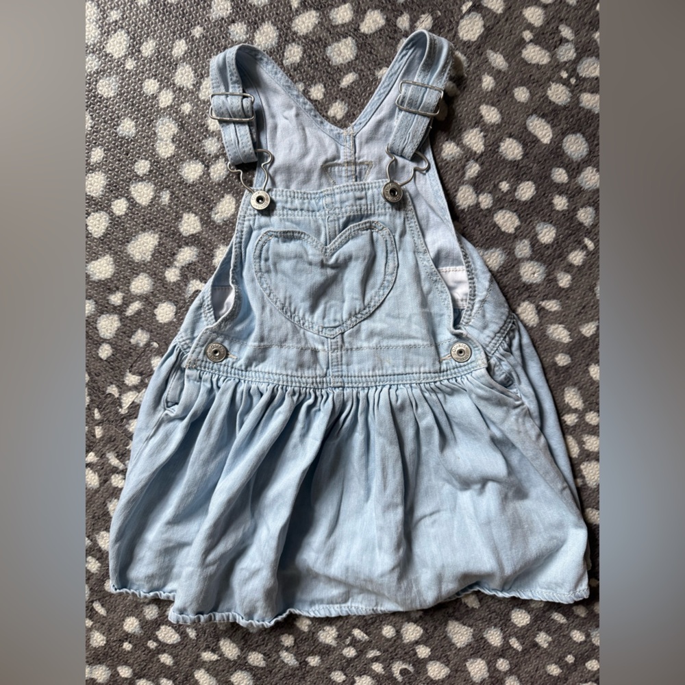 OshKosh B'gosh Light Blue Denim Skirtall - Size 3